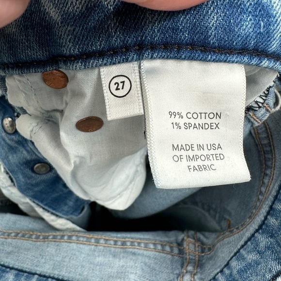 GRLFRND karolina button-fly blue womans high rise ankle skinny classic jean. 27 - Picture 8 of 10